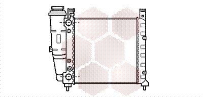 VAN WEZEL Radiaator,mootorijahutus 17002038